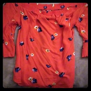 Off the shoulder top